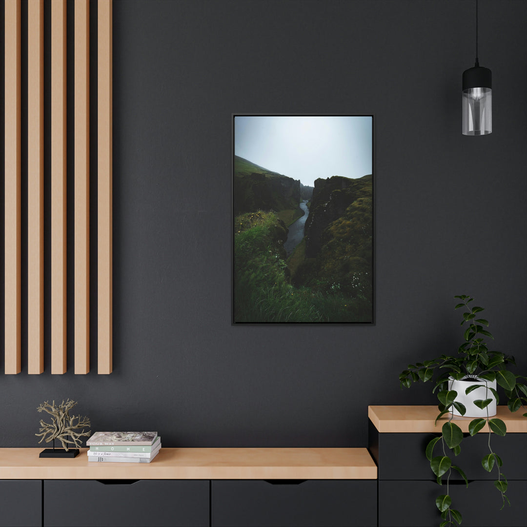 A View of the River - Canvas with Frame