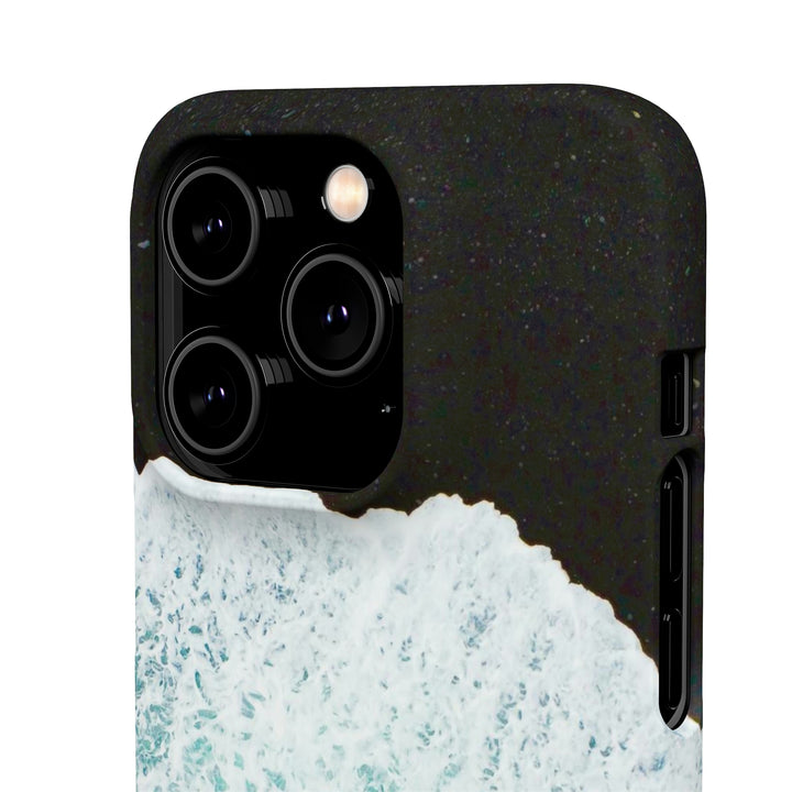 A Wave on Volcanic Sand - Phone Case