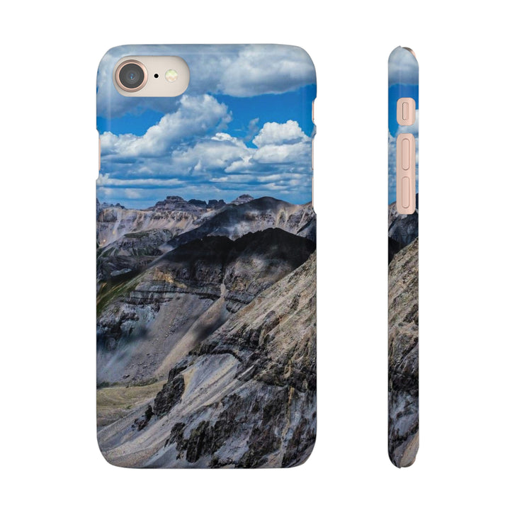 Imogene Pass From the Air - Phone Case