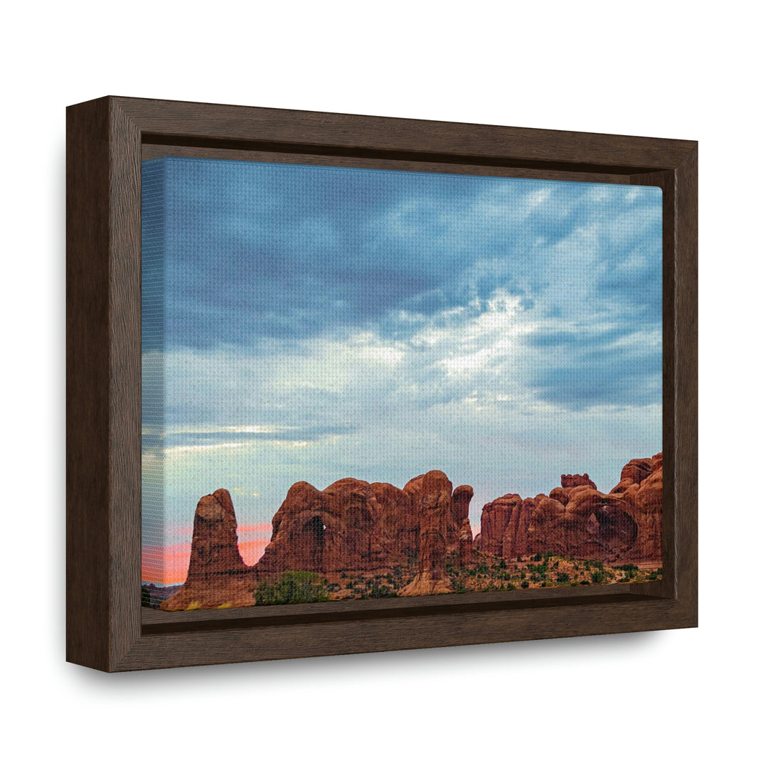 Arches at Sunset - Canvas with Frame