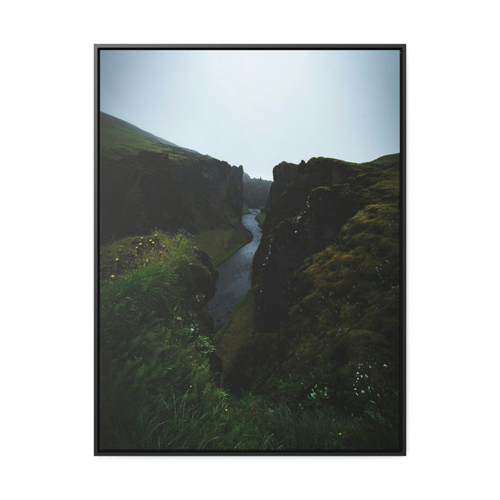 A View of the River - Canvas with Frame