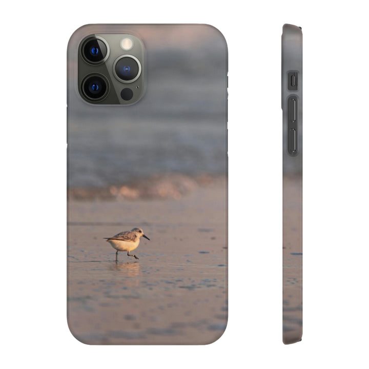 Sanderling in Soft Dusk Light - Phone Case