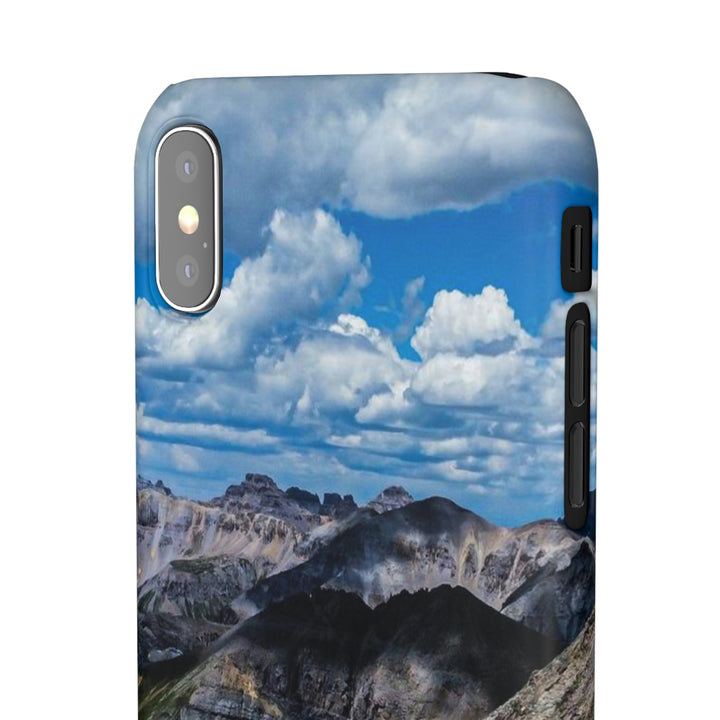 Imogene Pass From the Air - Phone Case