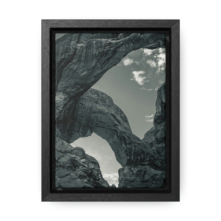 Natural Frames Part 4 in Black and White - Canvas with Frame