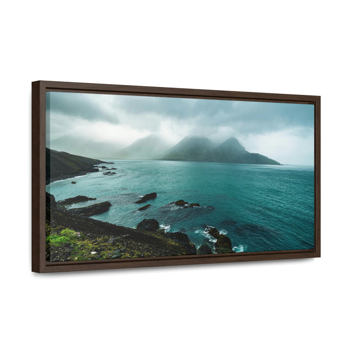 Mystical Mountain View - Canvas with Frame