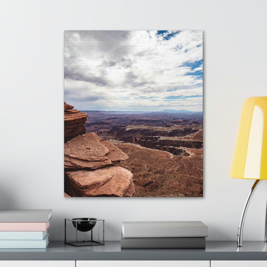 The Canyon Below - Canvas