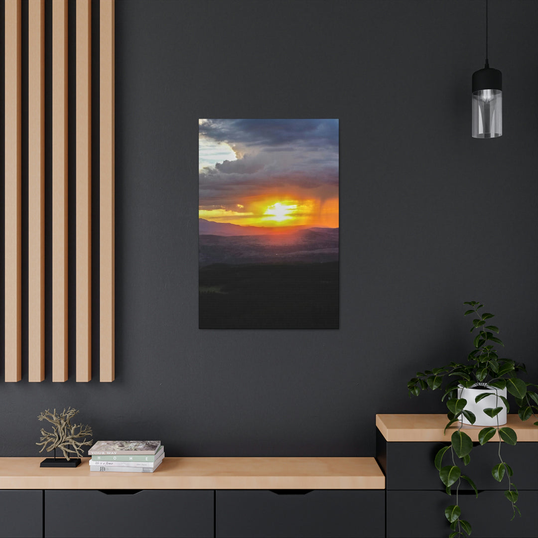 Rainy Sunset - Canvas