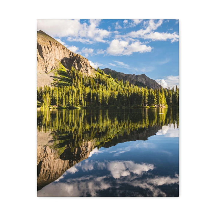 Mountain Scene Reflected - Canvas