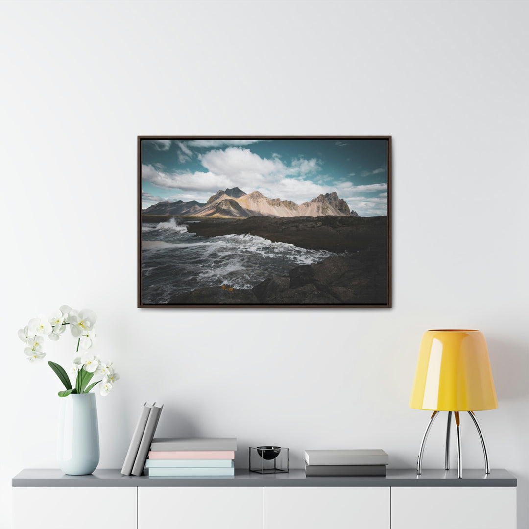 Crashing Sea - Canvas with Frame