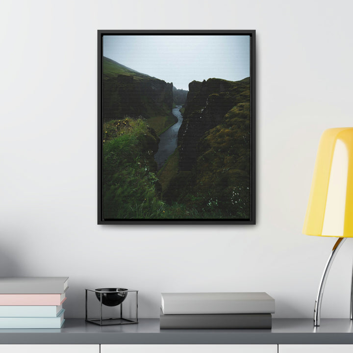 A View of the River - Canvas with Frame