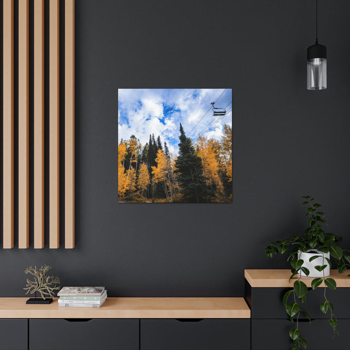 Chairlift in Suspension - Canvas