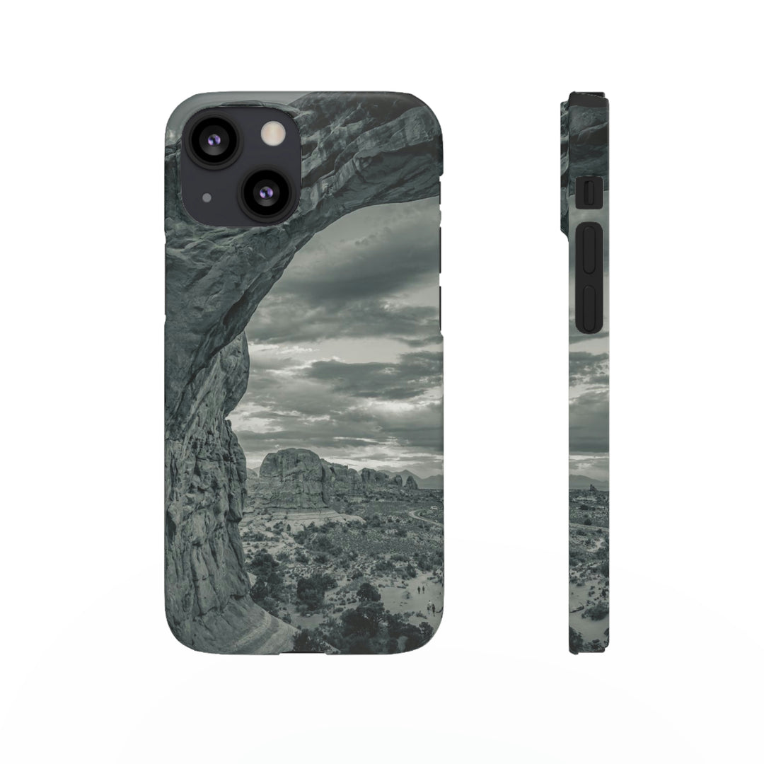 Natural Frames Part 2 in Black and White - Phone Case