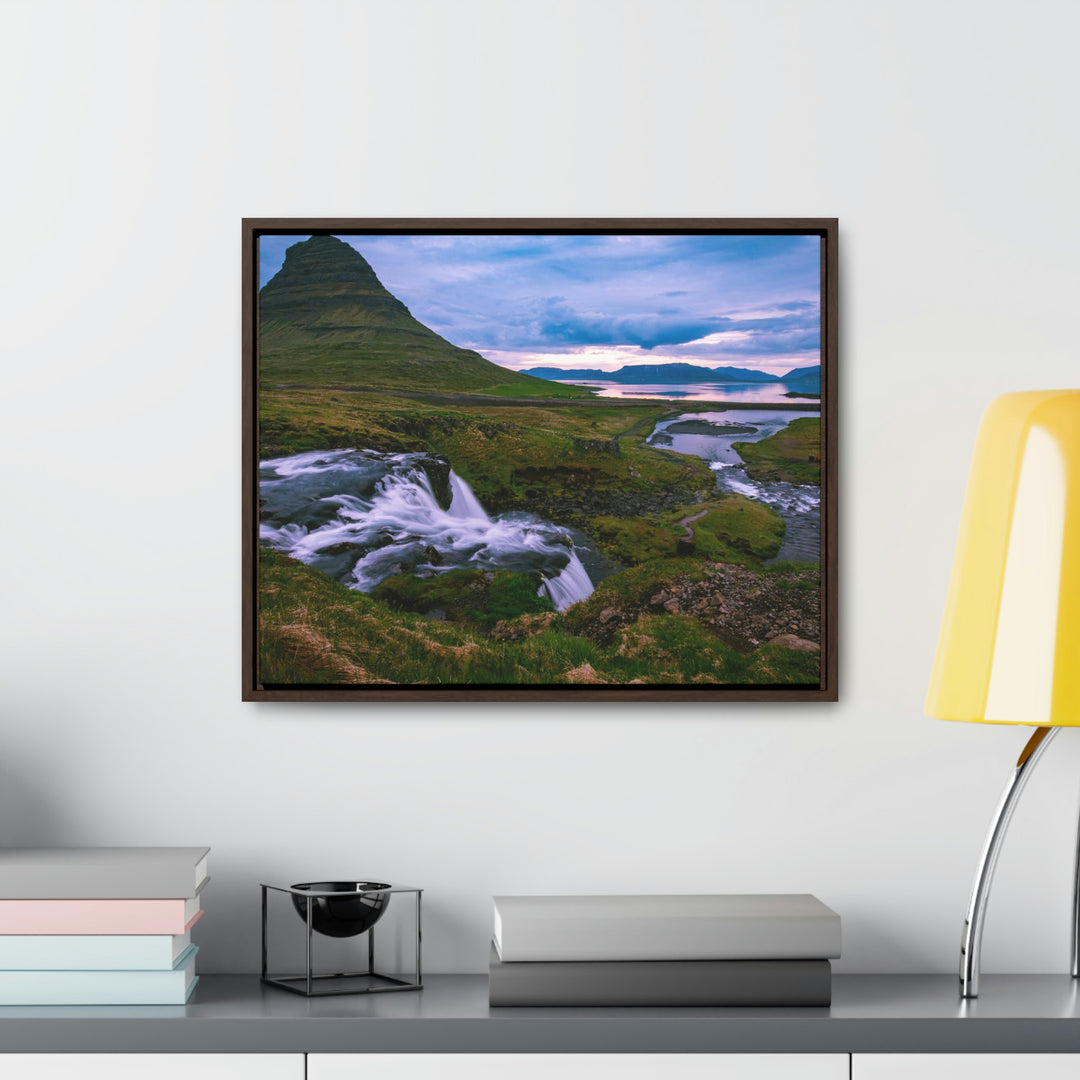 An Icelandic Sunset - Canvas with Frame