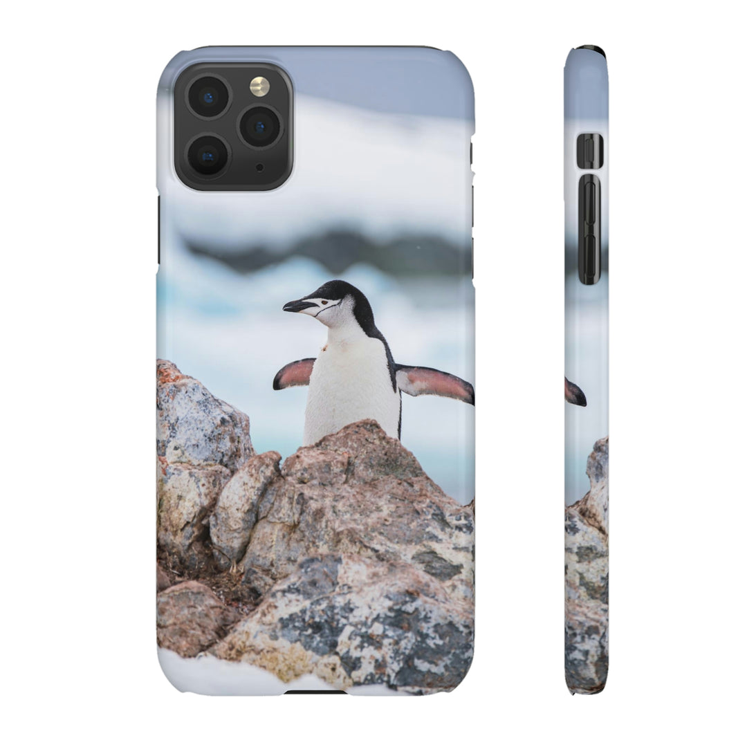 Stretched Penguin - Phone Case