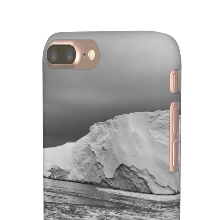 Lane of Ice In Black and White - Phone Case