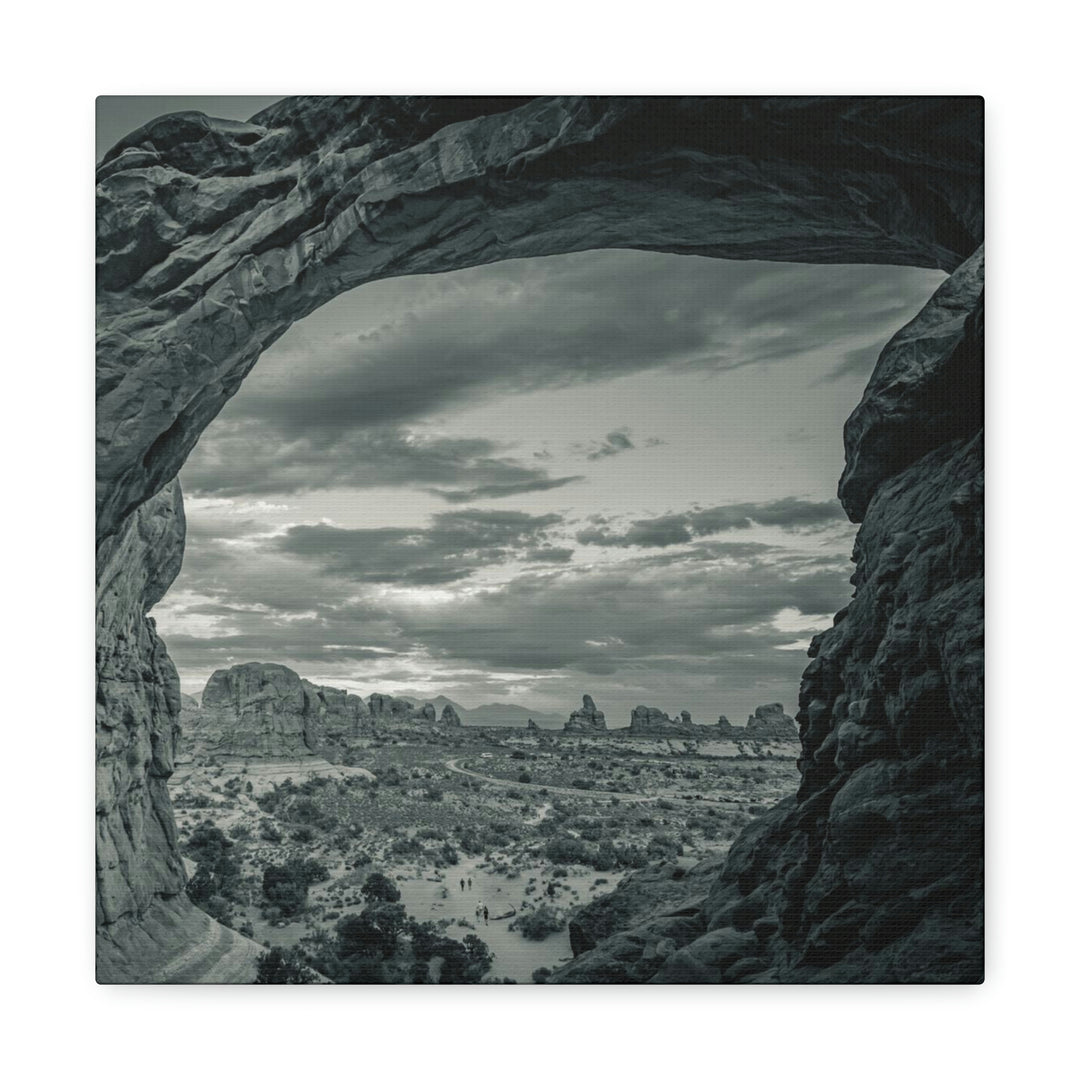 Natural Frames Part 2 in Black and White - Canvas