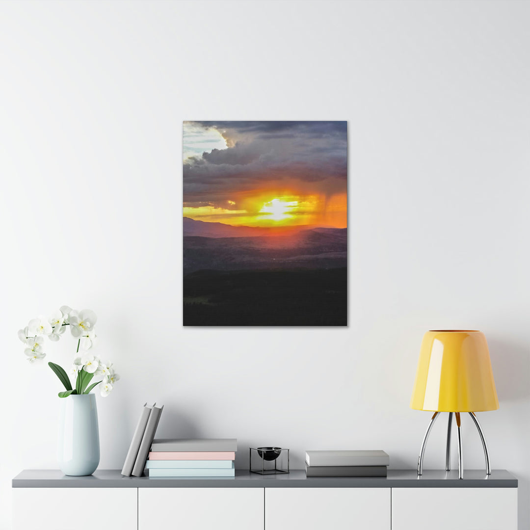 Rainy Sunset - Canvas