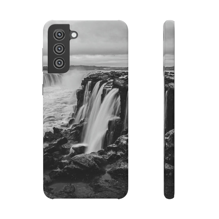 Selfoss in Black and White - Phone Case