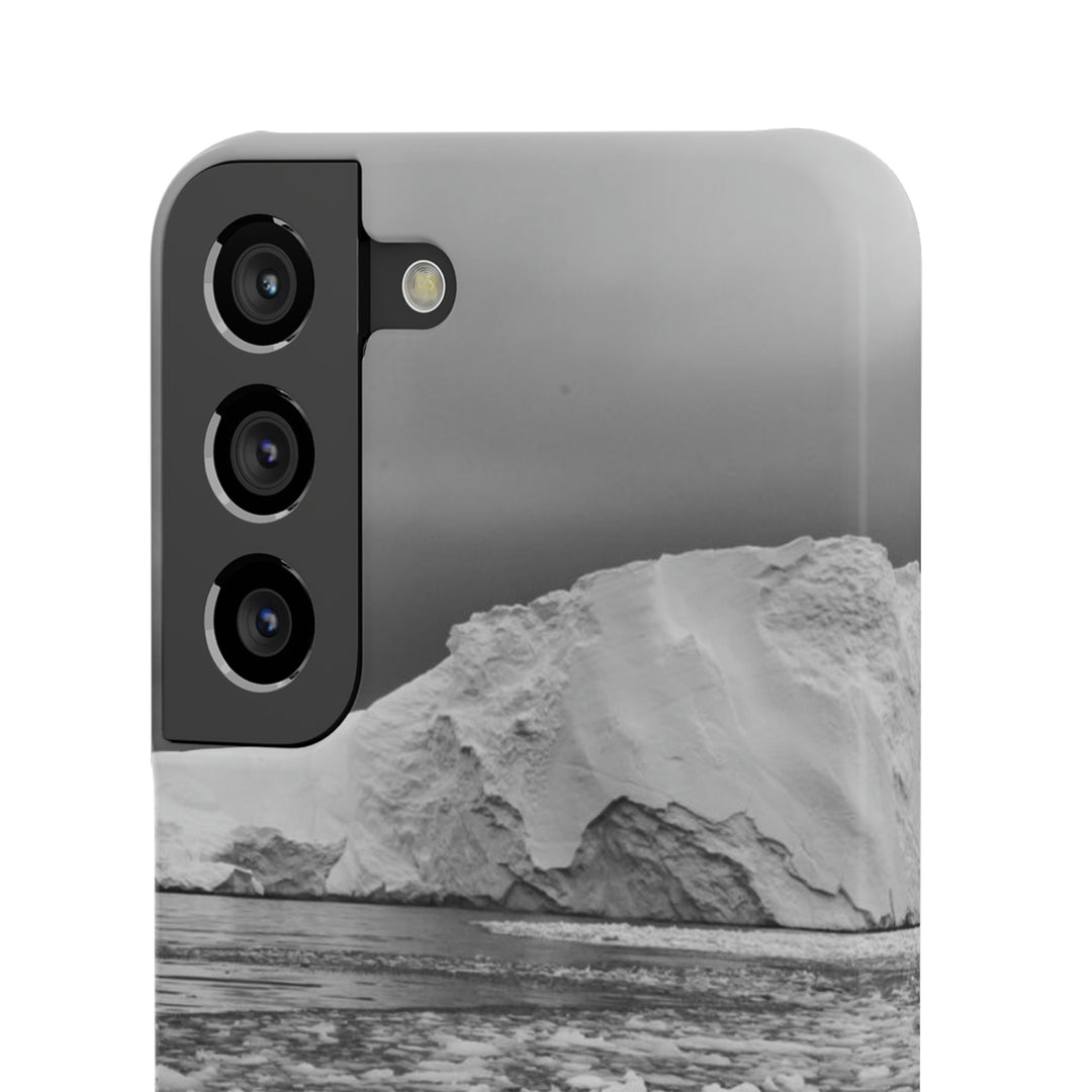 Lane of Ice In Black and White - Phone Case