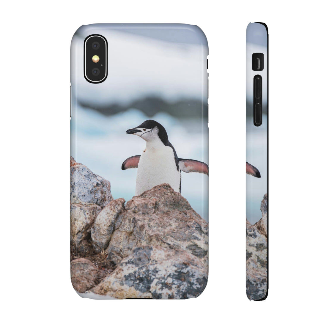 Stretched Penguin - Phone Case