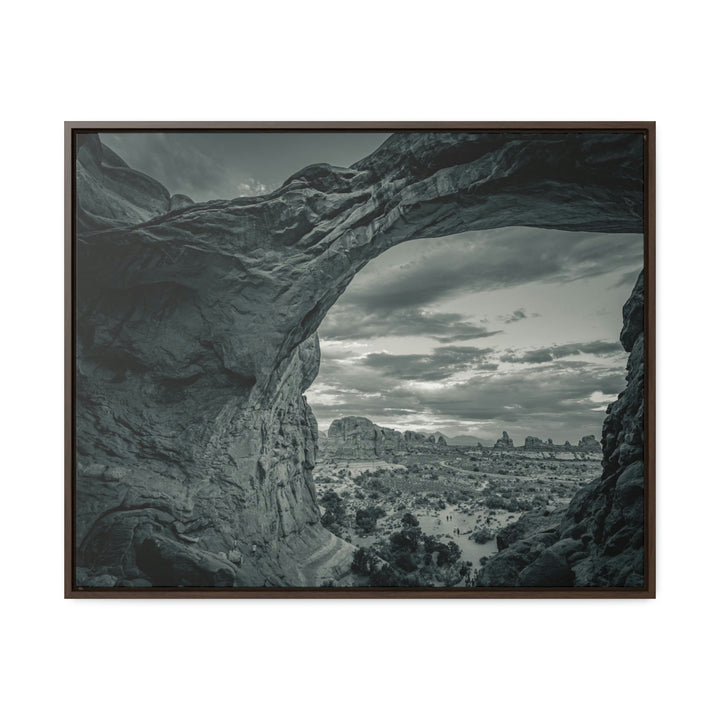 Natural Frames Part 2 in Black and White - Canvas with Frame