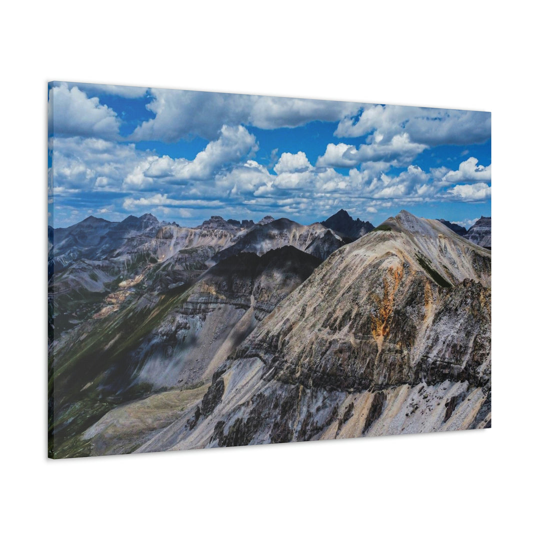 Imogene Pass From the Air - Canvas