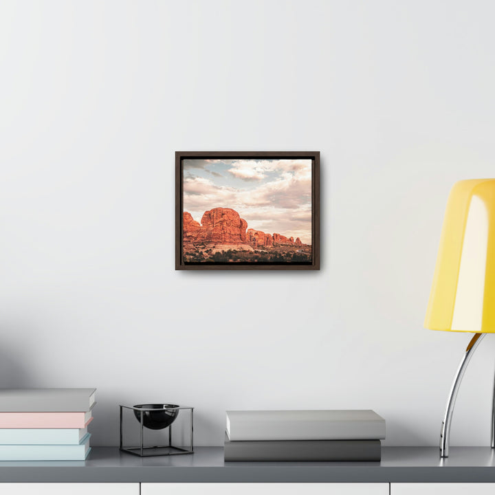 A Desert Sunset - Canvas with Frame