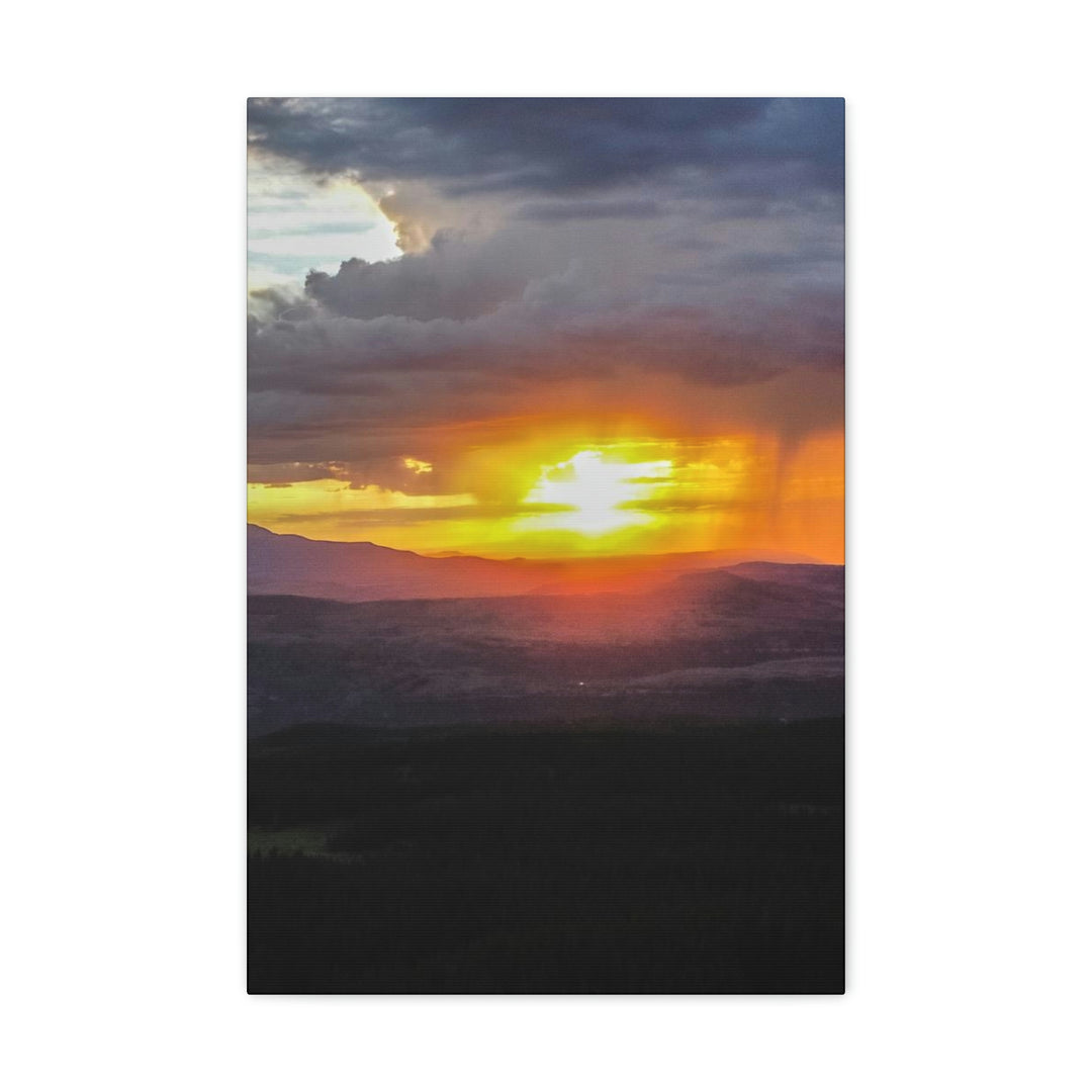 Rainy Sunset - Canvas