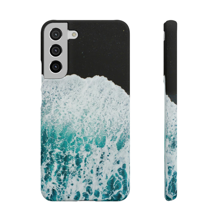 A Wave on Volcanic Sand - Phone Case