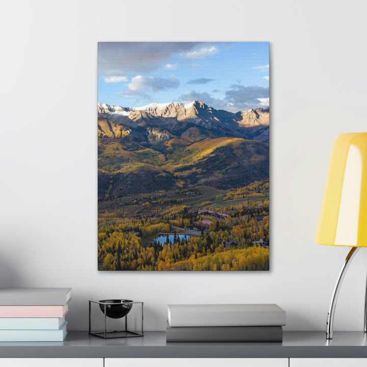 Glowing Mountainside - Canvas