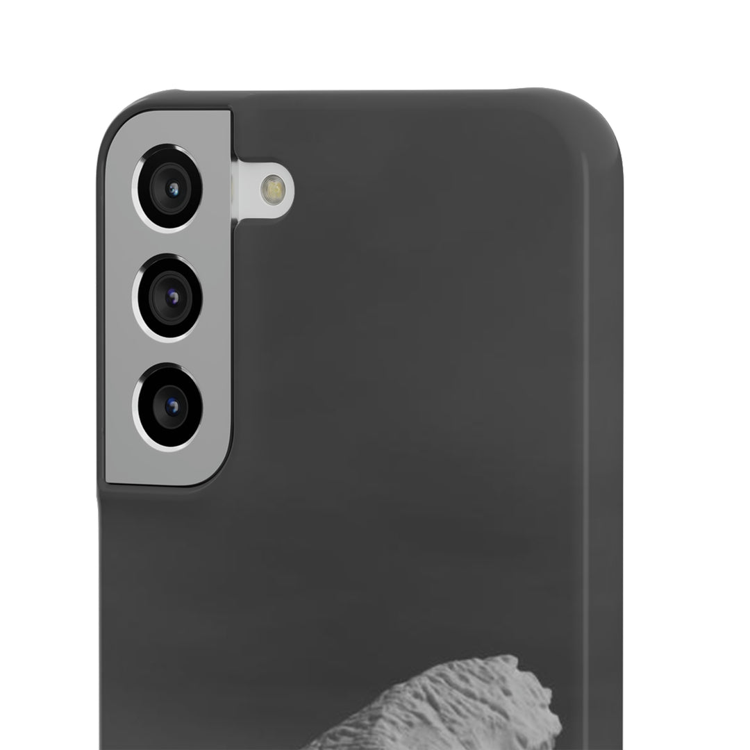 The Angles of an Iceberg in Black and White - Phone Case