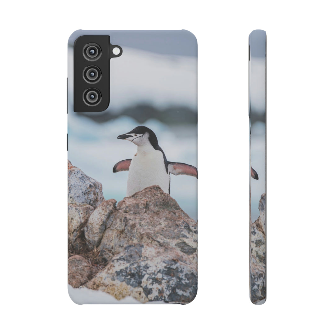 Stretched Penguin - Phone Case