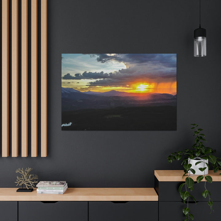 Rainy Sunset - Canvas