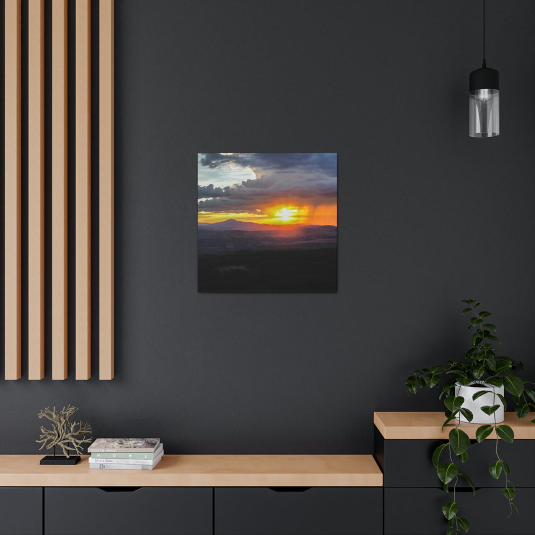 Rainy Sunset - Canvas