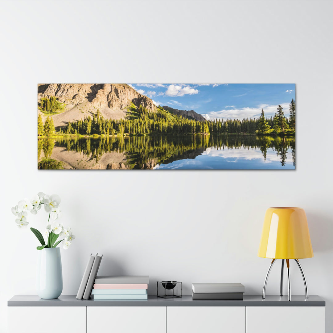 Mountain Scene Reflected - Canvas