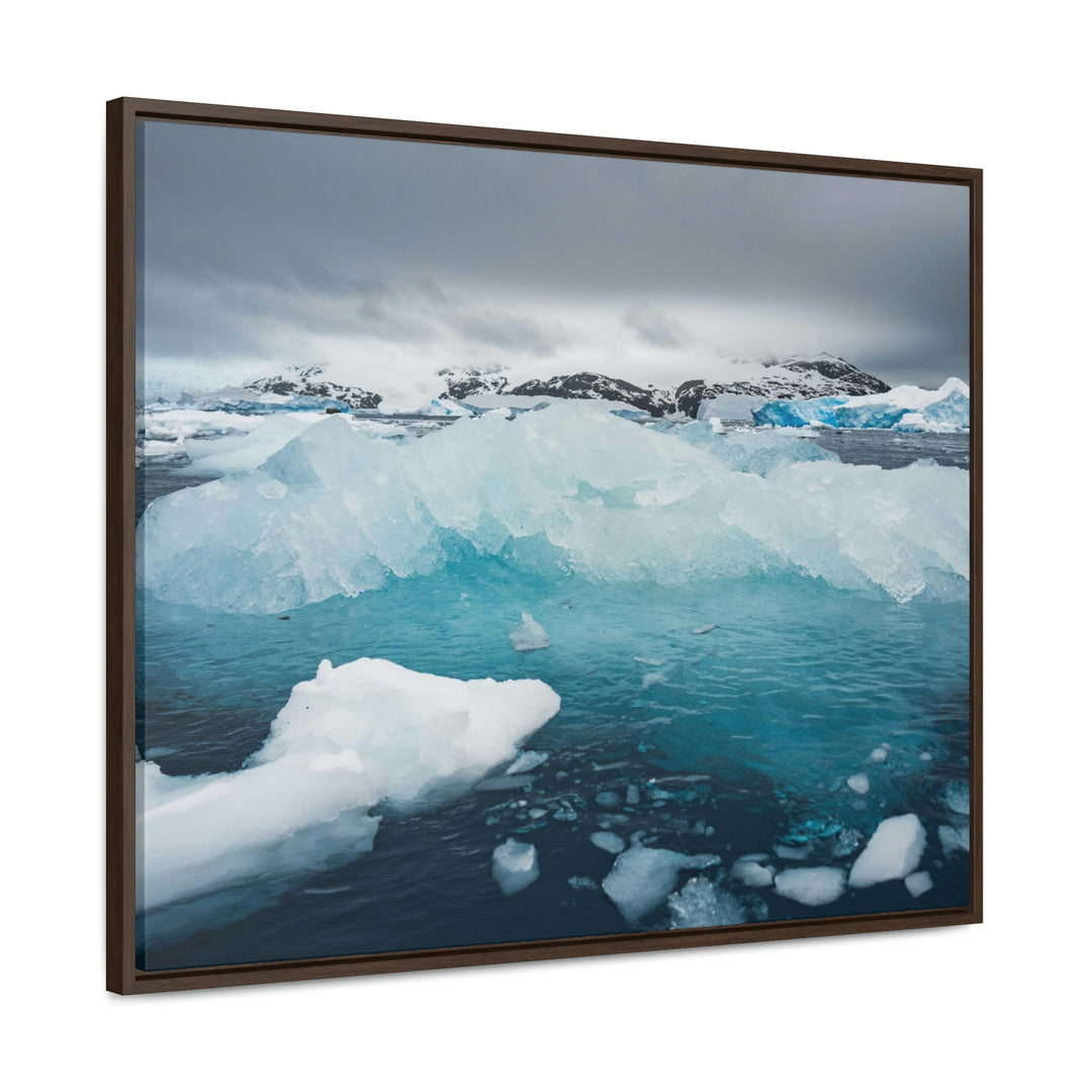 Floating Ice - Canvas with Frame