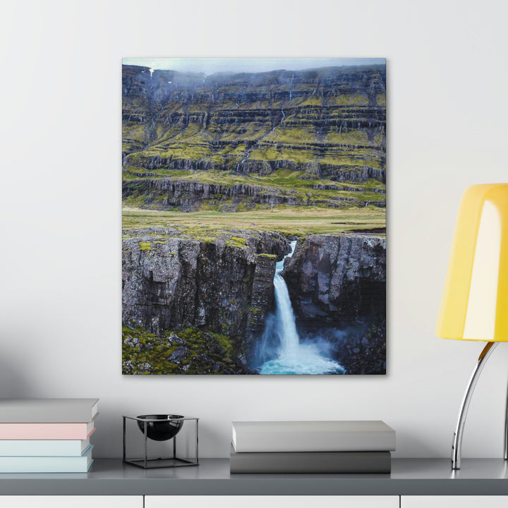 A Remote Waterfall - Canvas