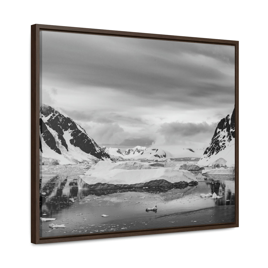 A Still Day in Black and White - Canvas with Frame