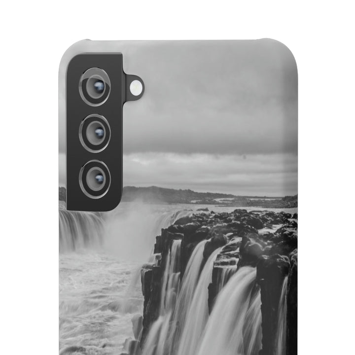 Selfoss in Black and White - Phone Case