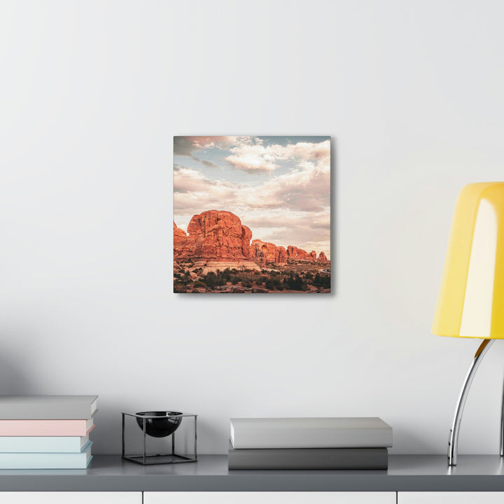 A Desert Sunset - Canvas