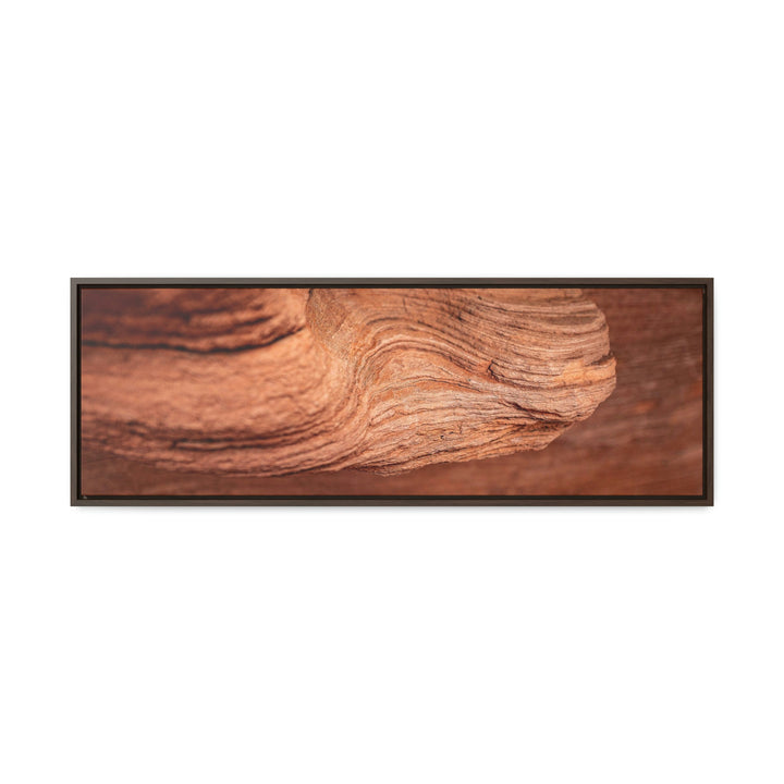 Sedimentary Rock Curves - Canvas with Frame