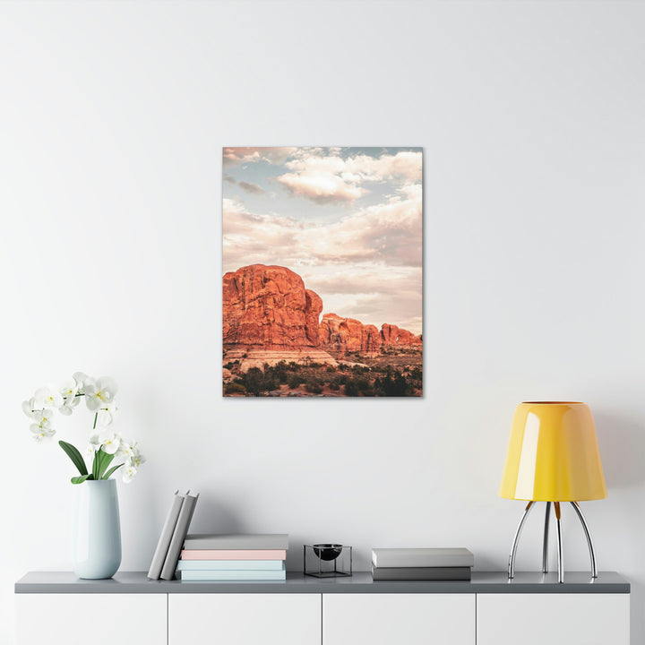 A Desert Sunset - Canvas