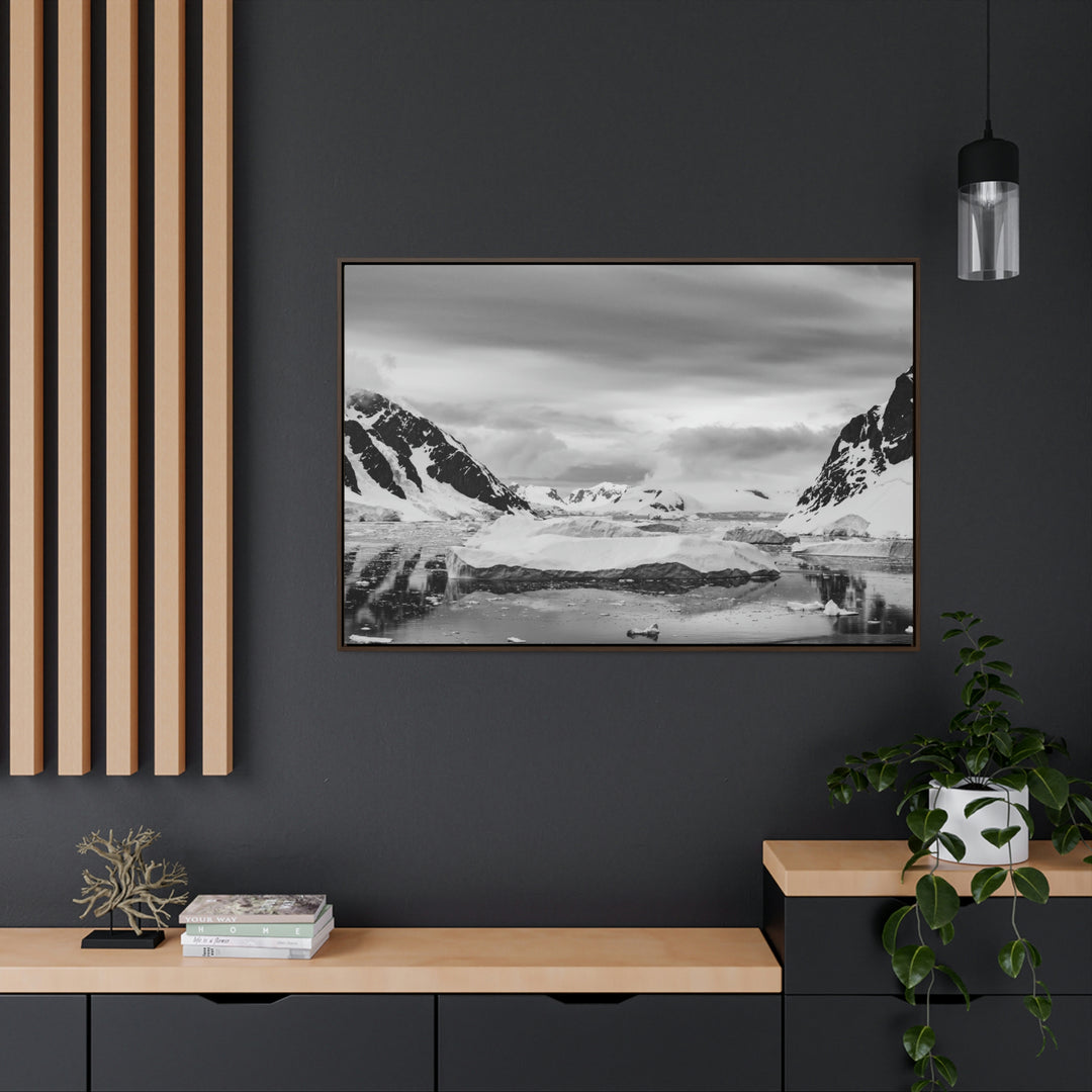 A Still Day in Black and White - Canvas with Frame