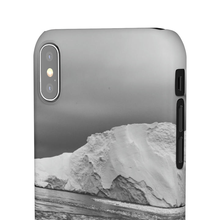 Lane of Ice In Black and White - Phone Case