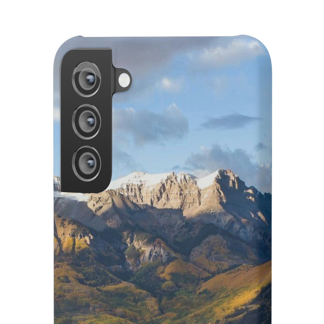 Glowing Mountainside - Phone Case