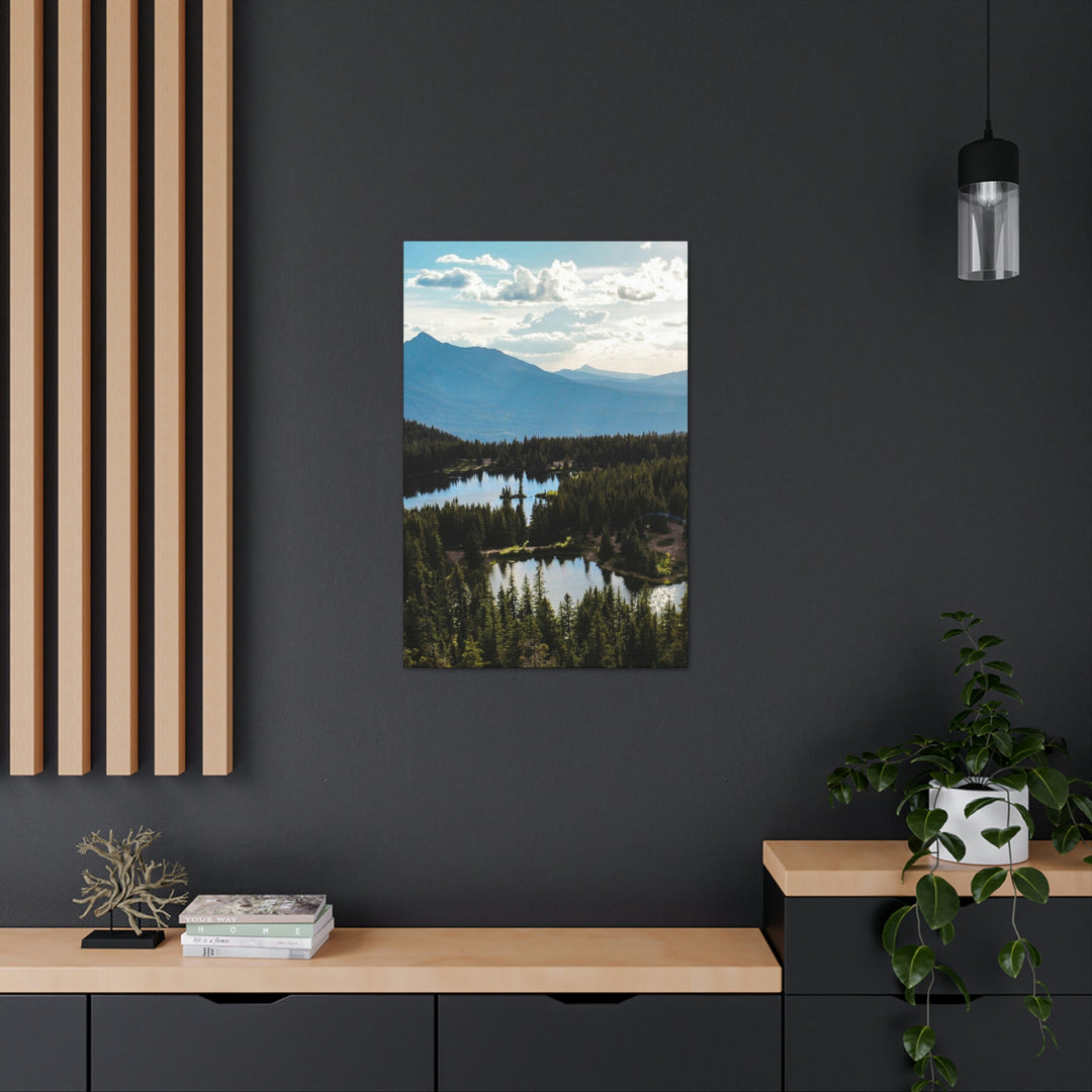 Cool Mountain Lakes - Canvas