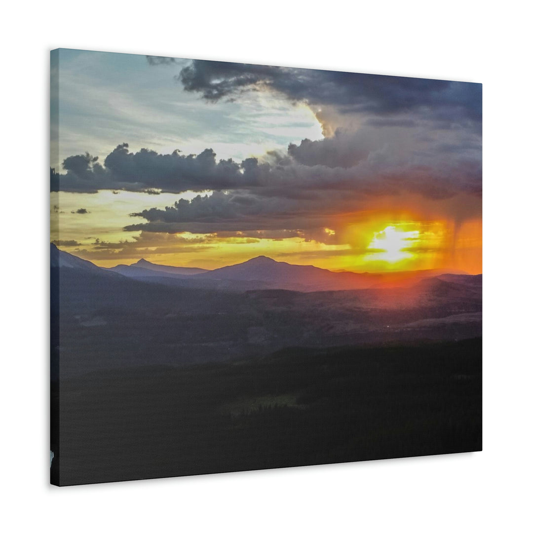 Rainy Sunset - Canvas