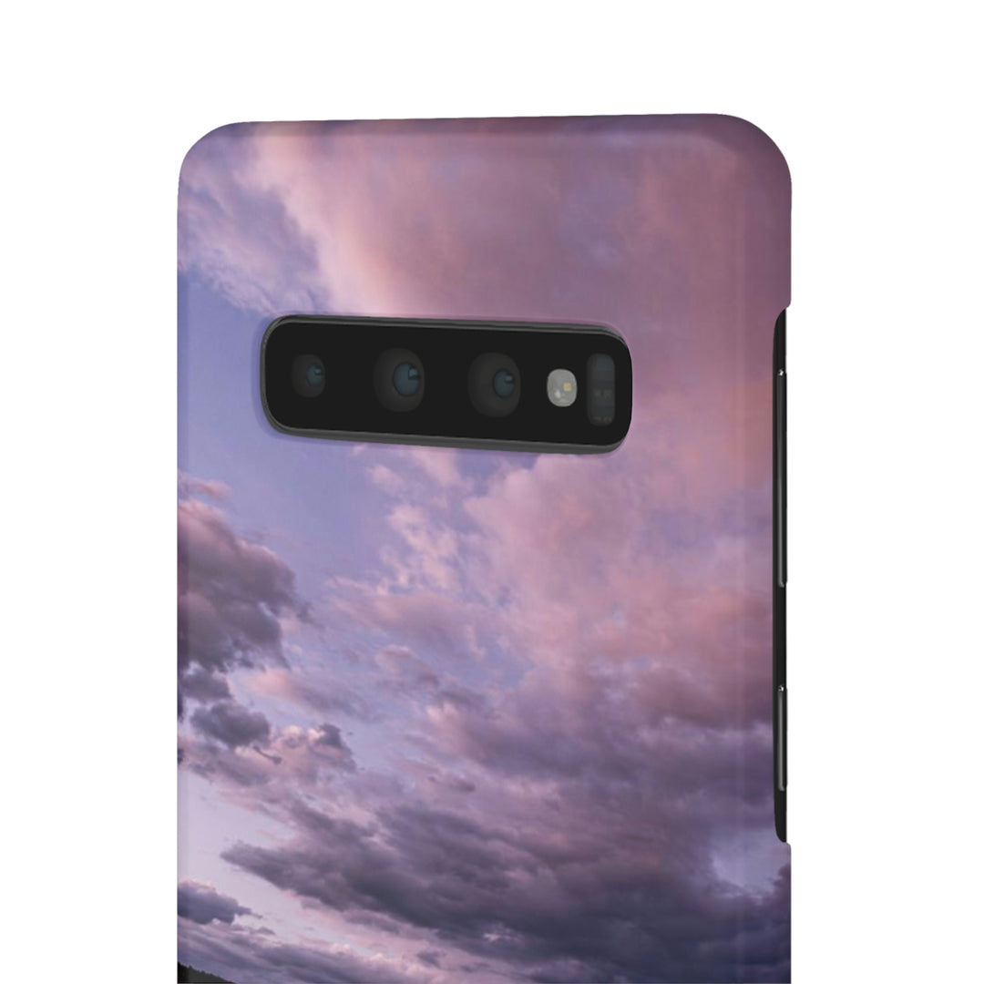 Painted Wall at Sunset Part 3 - Phone Case