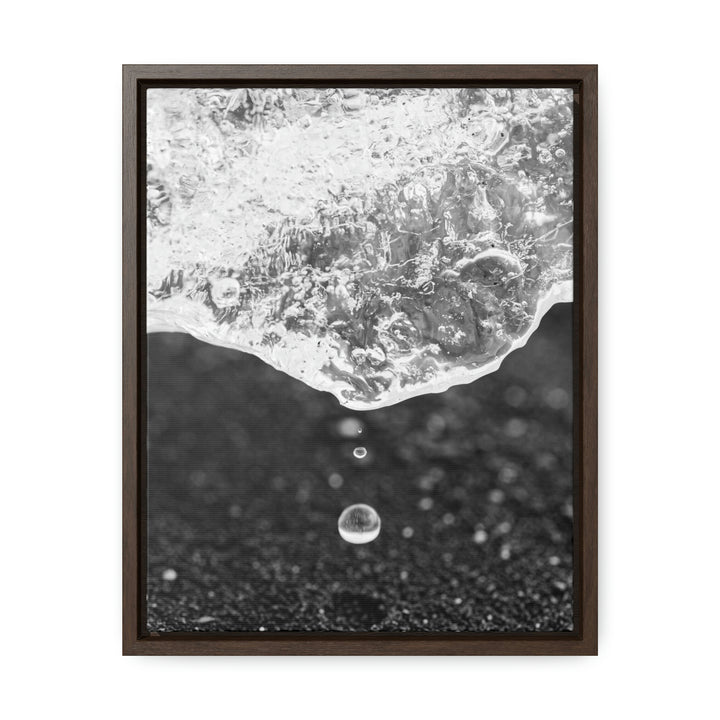 Suspended Droplet - Canvas with Frame