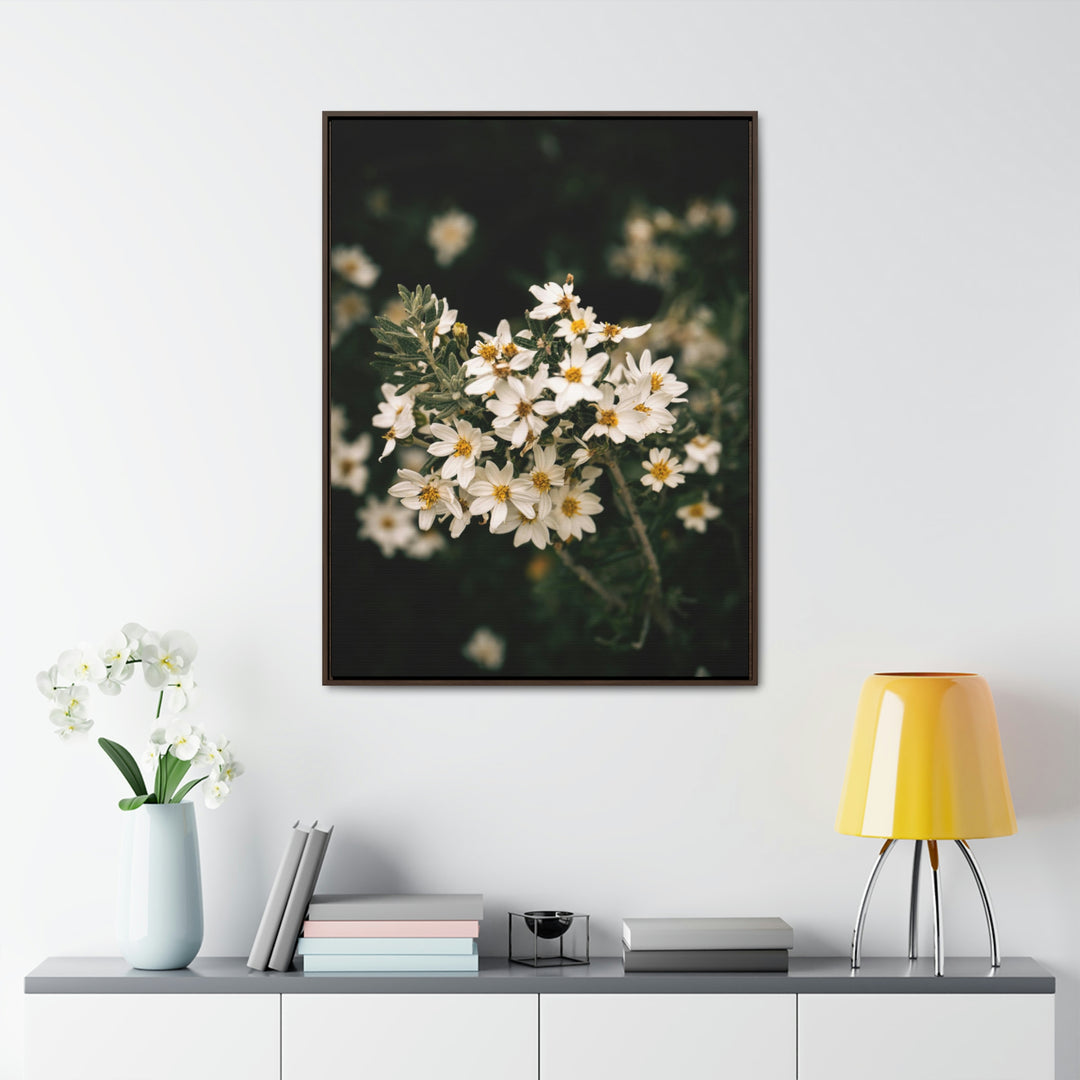 A Touch of White - Canvas with Frame